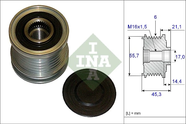 Alternator Freewheel Clutch